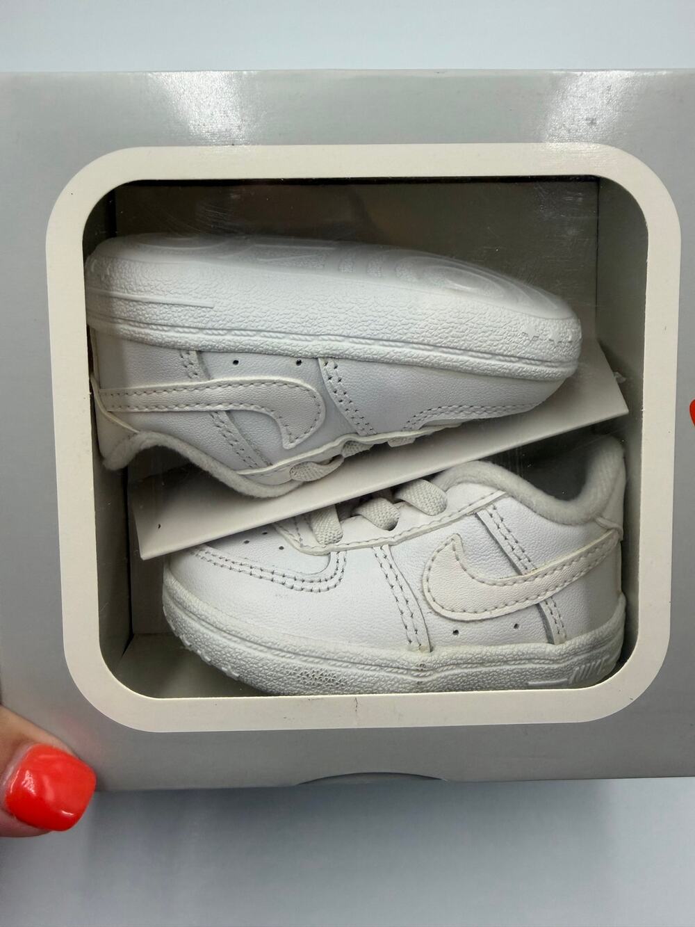 Nike air force one crib shoe 2c new in box